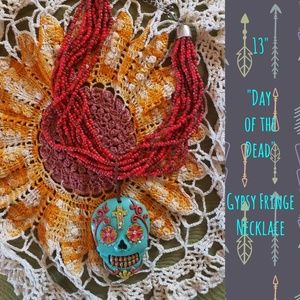 Dia de muertos necklace